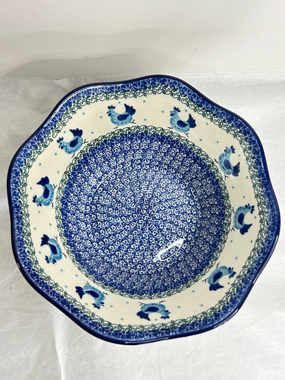 Bowl ~ Wavy Edge ~ Medium ~ 10 inch - 3329X - T4*