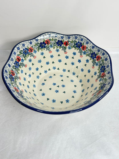 Bowl ~ Wavy Edge ~ Medium ~ 10 inch - 3430X - T4*