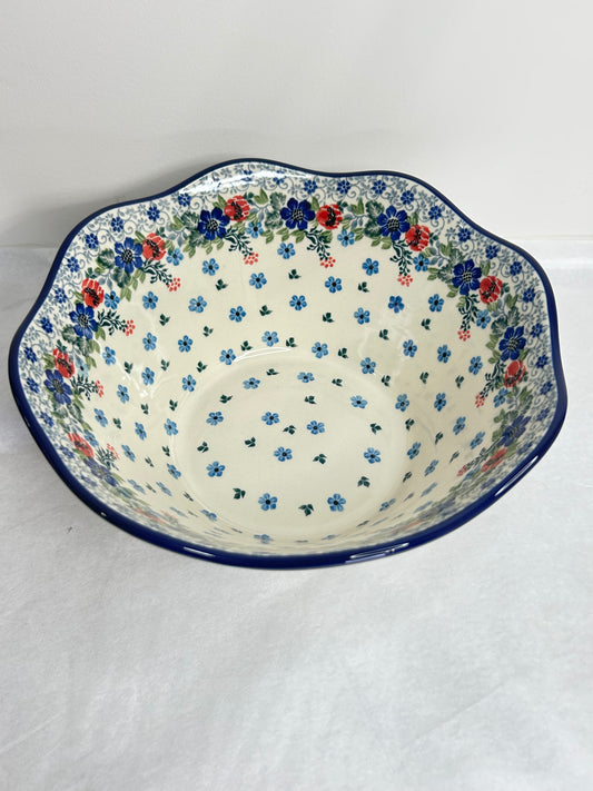 Bowl ~ Wavy Edge ~ Medium ~ 10 inch - 3430X - T4*