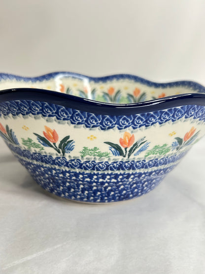 Bowl ~ Wavy Edge ~ Medium ~ 10 inch - 3371X - T4*