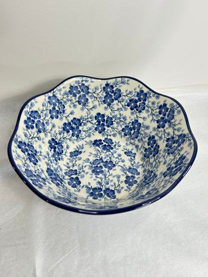 Bowl ~ Wavy Edge ~ Medium ~ 10 inch - 3428X - T4*