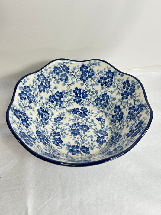 Bowl ~ Wavy Edge ~ Medium ~ 10 inch - 3428X - T4*