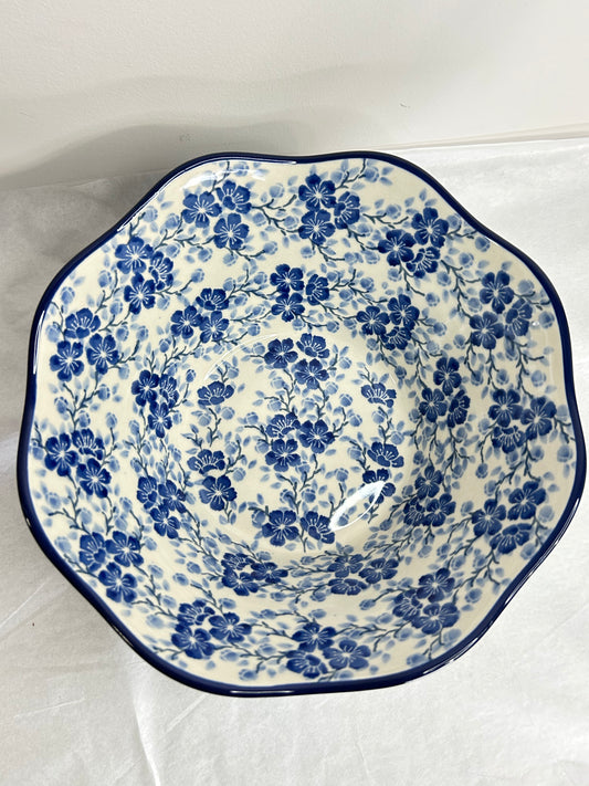Bowl ~ Wavy Edge ~ Medium ~ 10 inch - 3428X - T4*