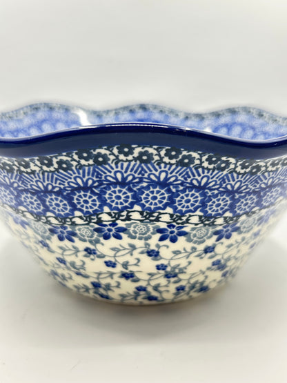 Bowl ~ Wavy Edge ~ Medium ~ 10 inch - 3427X - T4*