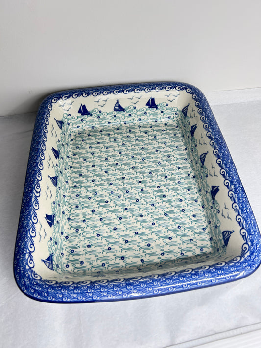 Baker ~ Rectangular w/Rim ~ Lasagna ~ 11.25 x 13.75 inch ~ 2988X ~ T4*