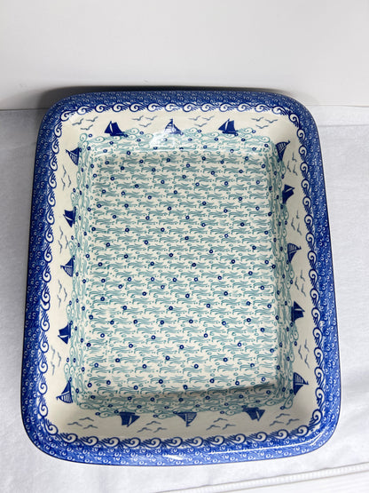 Baker ~ Rectangular w/Rim ~ Lasagna ~ 11.25 x 13.75 inch ~ 2988X ~ T4*