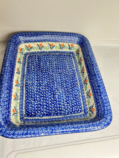 Baker ~ Rectangular w/Rim ~ Lasagna ~ 11.25 x 13.75 inch ~ 3371X ~ T4*