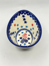 Load image into Gallery viewer, Modern Curved Bowl - Patriotic Love - U