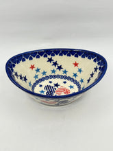 Load image into Gallery viewer, Modern Curved Bowl - Patriotic Love - U