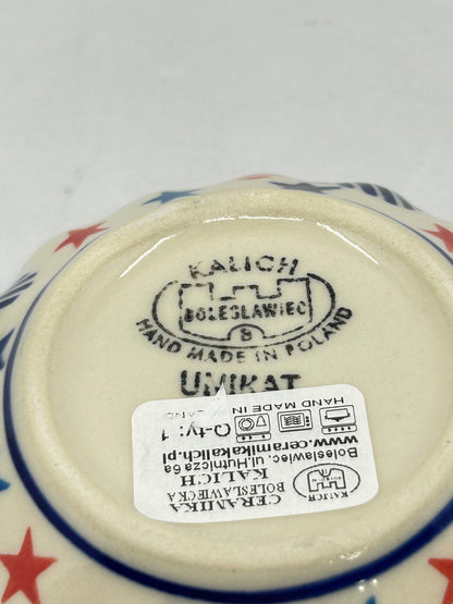 Scalloped Bowl - Patriotic Love - U