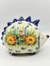 Load image into Gallery viewer, Hedgehog Piggy Bank - Garden Flowers - A1