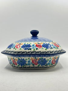 Baker ~ Covered Casserole ~ 8"W x 10.25"L ~ 3264X ~ T4!