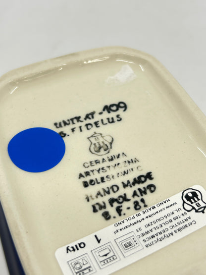 Pottery Misfit Container Missing Lid ~ 3.25H x 3.5W x 4.5L ~ U0109 ~ U4