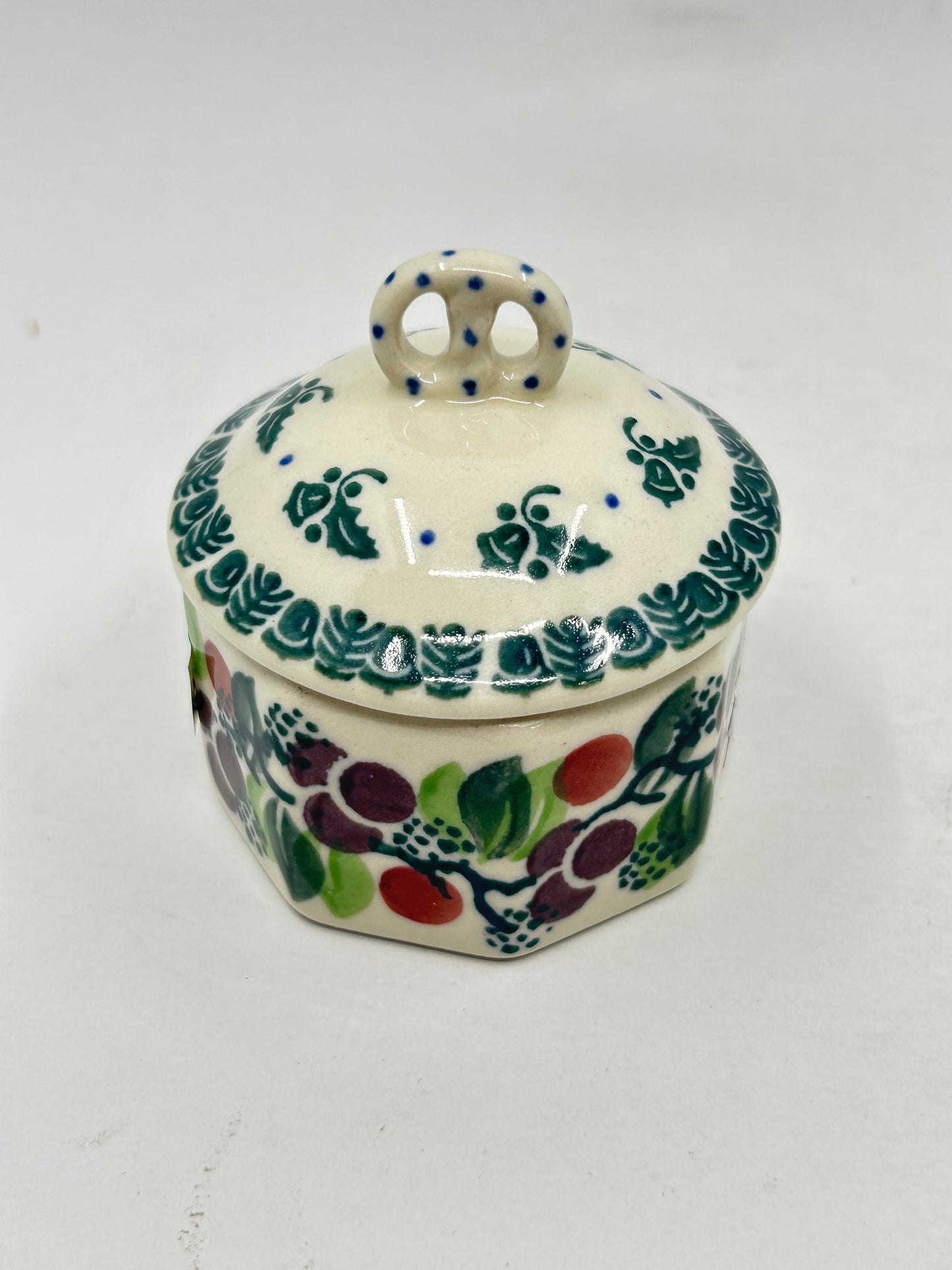 Pottery Misfit Ring ~ Trinket Box Mismatched Lid ~ 1415 - T3!