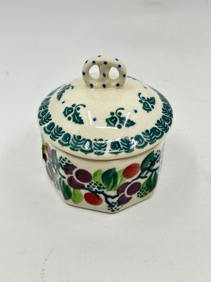 Pottery Misfit Ring ~ Trinket Box Mismatched Lid ~ 1415 - T3!