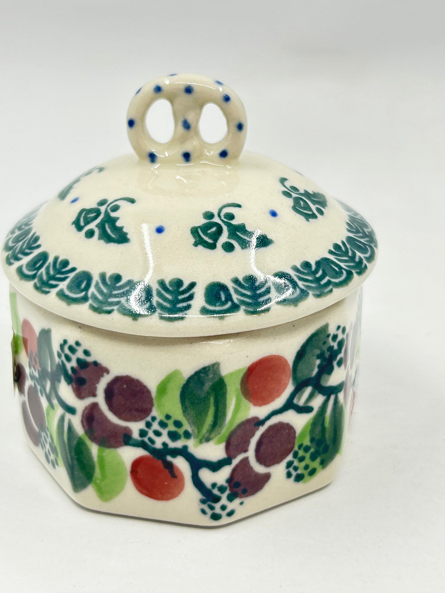 Pottery Misfit Ring ~ Trinket Box Mismatched Lid ~ 1415 - T3!