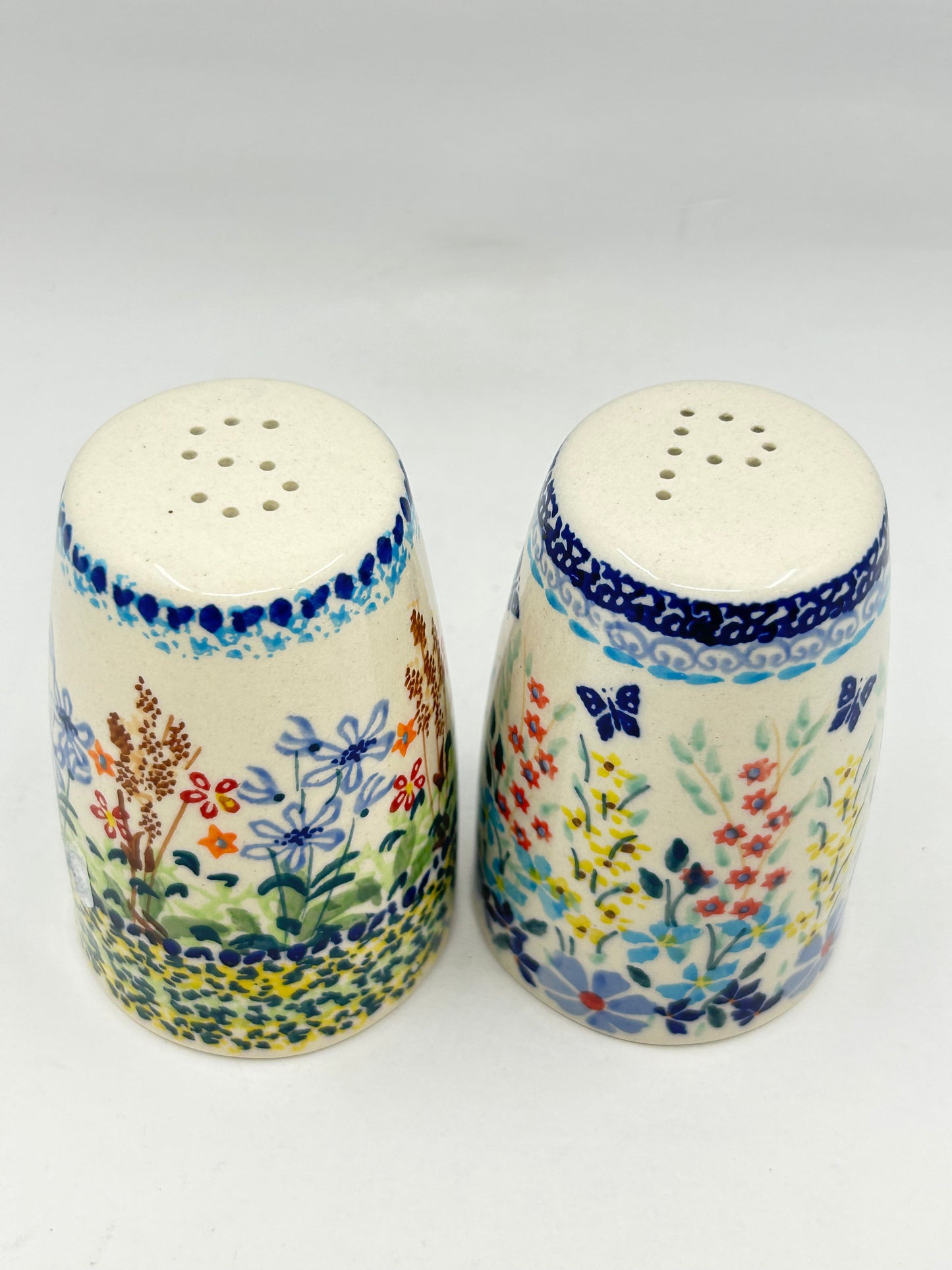 Pottery Misfit Salt & Pepper Set Mismatched