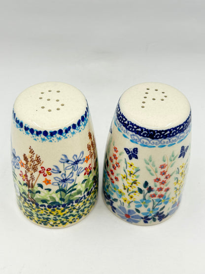 Pottery Misfit Salt & Pepper Set Mismatched
