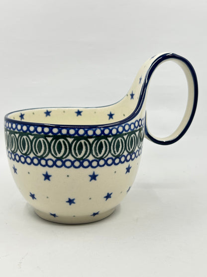 Pottery Misfit 845 ~ Bowl w/ Loop Handle ~ 16 oz ~ 0085X - T1*