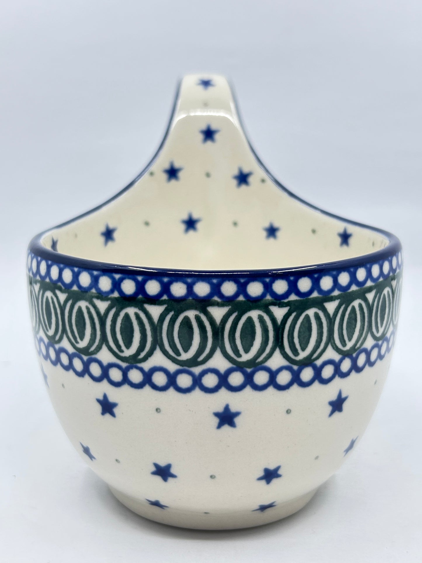 Pottery Misfit 845 ~ Bowl w/ Loop Handle ~ 16 oz ~ 0085X - T1*