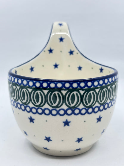 Pottery Misfit 845 ~ Bowl w/ Loop Handle ~ 16 oz ~ 0085X - T1*