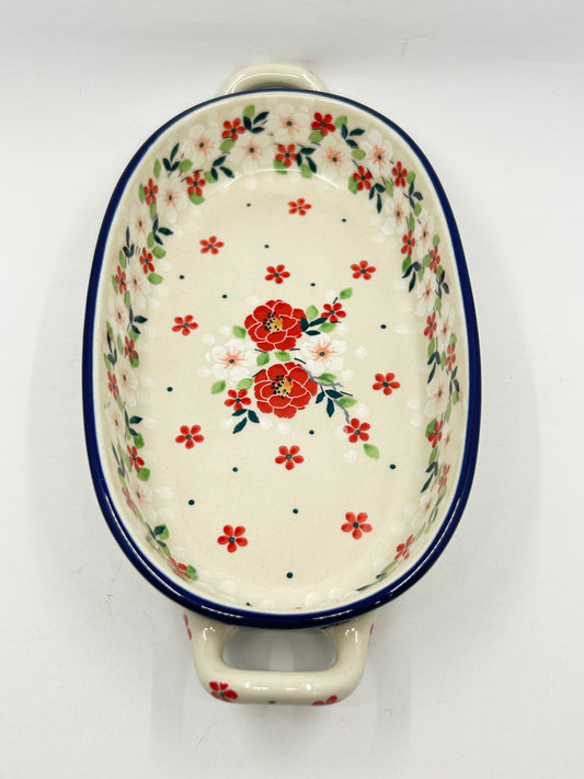 Small Oval Baker with Handles - 2352X - U4*