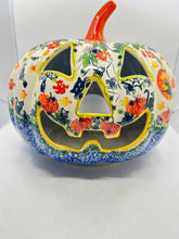 Load image into Gallery viewer, Large Pumpkin - Kitty and Spiders - A1*