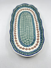 Load image into Gallery viewer, Tray ~ Scalloped Oval ~ 6.25 x 12.5 inch ~ 0020A - T1!