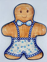 Load image into Gallery viewer, Gingerbread Platter - Snowflake Bow*