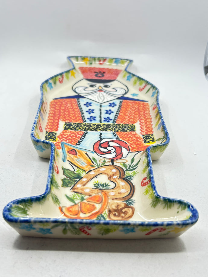 Nutcracker Platter -  Gingerbread House - A2*