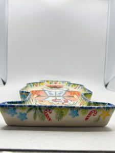 Nutcracker Platter -  Gingerbread House - A2*