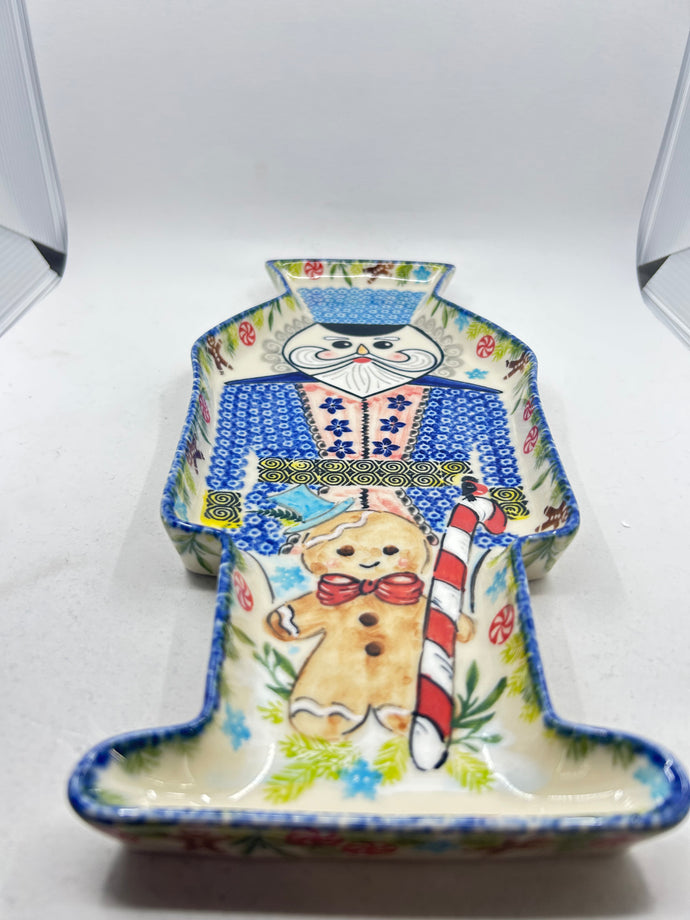 Nutcracker Platter -  Gingerbread - A2*