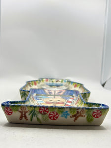 Nutcracker Platter -  Gingerbread - A2*