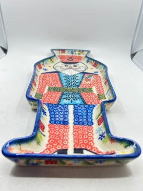 Nutcracker Platter -  Red Hat with Berries in Pocket*