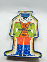 Load image into Gallery viewer, Nutcracker Platter -  Blue Hat with Green Jacket*