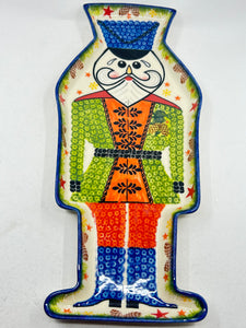 Nutcracker Platter -  Blue Hat with Green Jacket*