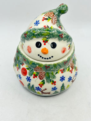 Kalich Snowman Candy Container - Reindeer - A*