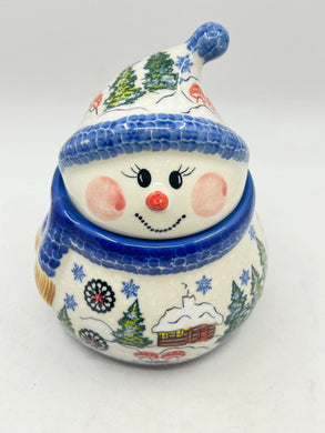 Kalich Snowman Candy Container - Winter Home - A*