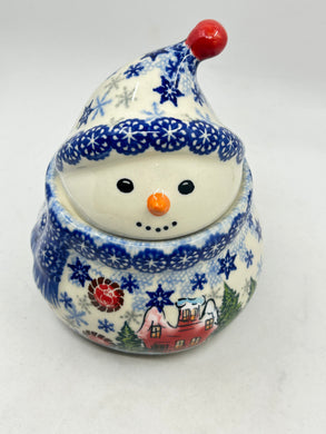 Kalich Snowman Candy Container - Reindeer witih Sled - A*