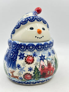 Kalich Snowman Candy Container - Reindeer witih Sled - A*