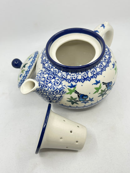 E21 ~ Teapot with Strainer ~ 3235X - T4!