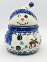 Load image into Gallery viewer, Kalich Snowman Candy Container - Moose - UXX2*