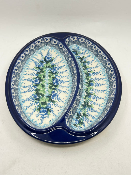 Dish ~ Divided ~ 8 x 9.75 inch ~ 3300X ~ T4!