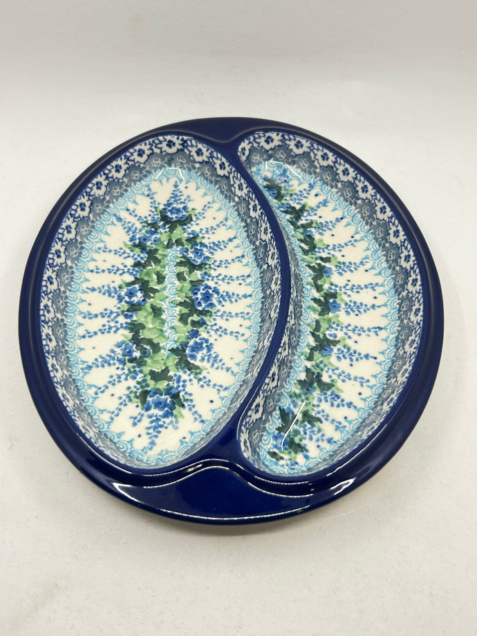 Dish ~ Divided ~ 8 x 9.75 inch ~ 3300X ~ T4!