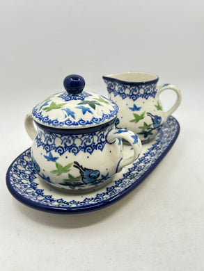 Cream (6 oz) & Sugar (7oz) w/Plate ~ 3235X ~ T4!