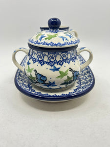 Cream (6 oz) & Sugar (7oz) w/Plate ~ 3235X ~ T4!