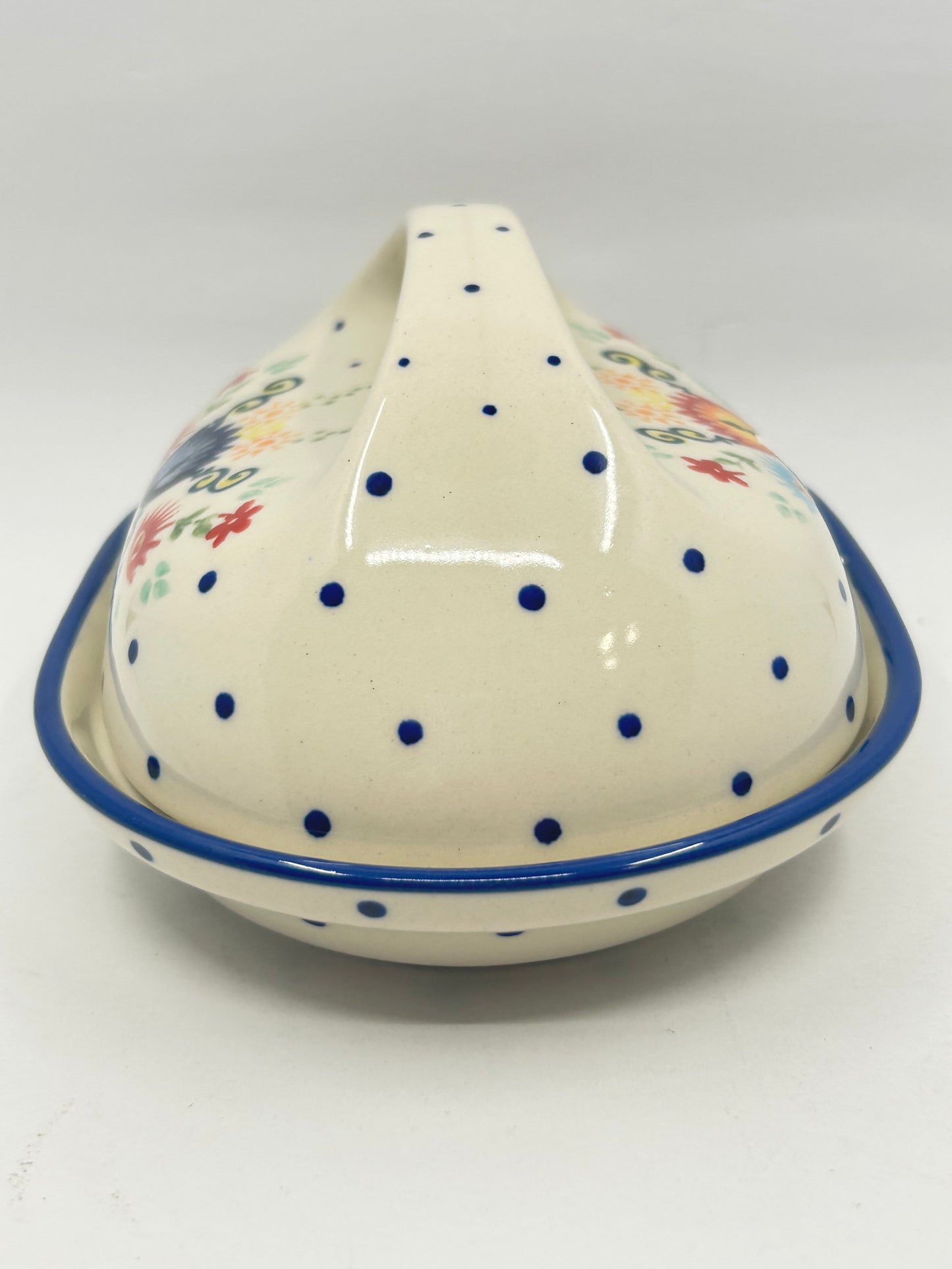 Second Quality Butter Dish with Handle  - GP24