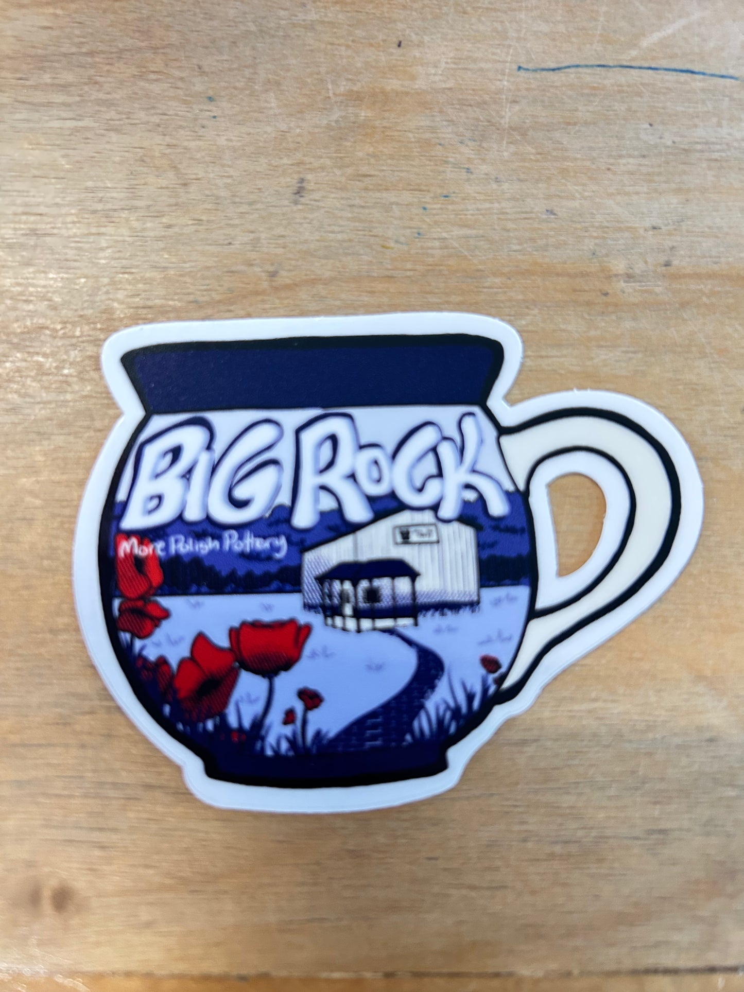 Big Rock More Polish Pottery Sticker