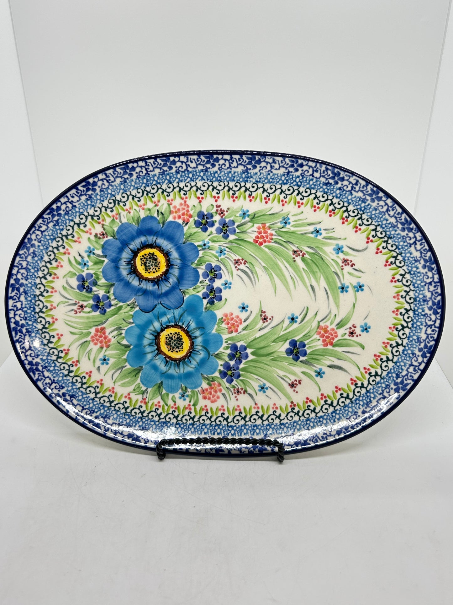 Wider 12" Oval Platter - U5157 - U4!