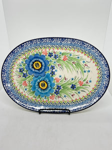 Wider 12" Oval Platter - U5157 - U4!